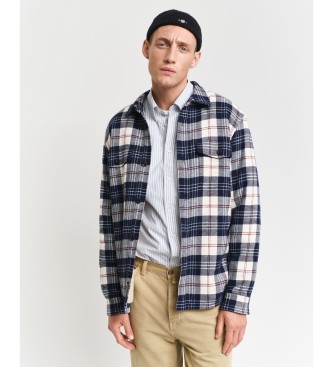 Gant Sobrecamisa Regular Fit Fleece Lined azul