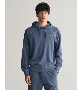 Gant para hombre. 2013019 Sudadera con capucha Sunfaded marino (3XL), Casual, Algodón, Manga larga
