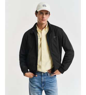 Gant für Herren. 7006381 Leichte Harrington Jacke schwarz (4XL), Lässig, Recyceltes Polyester, Nachhaltig