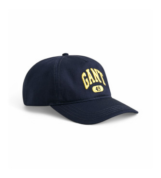 Gant unisex. 990119 Keps med marinblå 49 Arch Teens design (S/M), Casual, Bomull, Marino