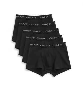 Gant para hombre. 900025003 Set 5 Bóxers Lisos negro (L), Homewear, Algodón