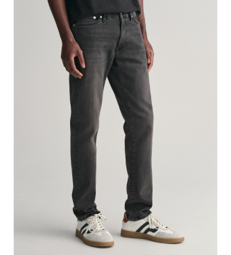 Gant Vaqueros Extra Slim Fit Active Recover negro