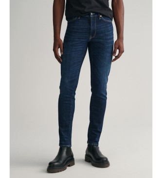 Gant para hombre. 1000264 Jeans Extra Slim Fit Active Recover azul (30/32), Casual, Algodón, Denim