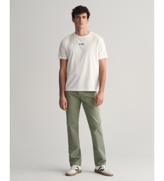 Gant para hombre. 1000263 Jeans Regular Fit Desert verde (34/32), Casual, Algodón, Denim