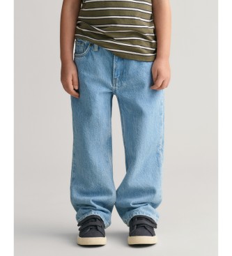 Jeans Relaxed Fit azul (7/8años= 122/128cm), Casual, Algodón, moda infantil, Gant outlet 2024.