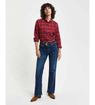 Gant Para Mujer. 4100237 Jeans Slim Fit Acampanados Azul (27), Casual, AlgodóN, Denim-image