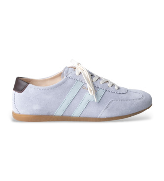 Gant para mujer. 872533276 Zapatillas de ante Sperly azul (40), Plano, Cordones, Casual