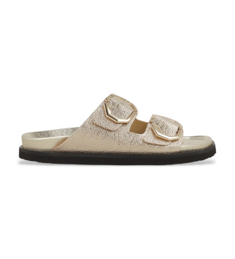 Genuins para mujer. G105680 Sandalias Galia dorado (39), Plano, Ninguno, Casual