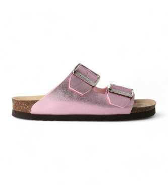 Genuins para mujer. G105674 Sandalias metalizadas Honolulu rosa (36), 1 a 3cm, Ninguno, Casual