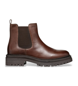 GEOX para mujer. D04HRB 00043 Botines D Iridea granate (35), 3 a 5cm, Cremallera, Casual