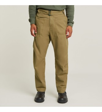 G-Star para hombre. D24310-D823-7172 Pantalón de fatiga de corte relajado verde (35), Casual, Algodón