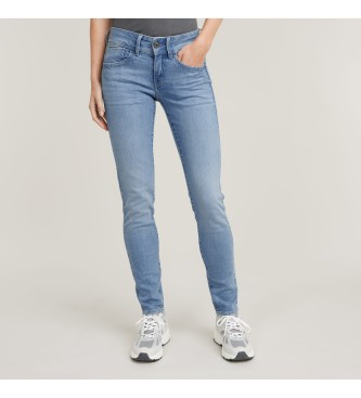 Jeans Lynn Mid Skinny azul (29/34), Casual, Algodón, Denim, G-Star outlet 2024.