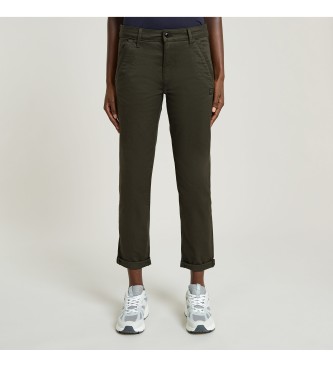 G-Star para mujer. D24393-C072-995 Pantalón Kate Boyfriend gris oscuro (26/32), Casual, Algodón