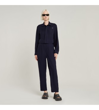 G-Star para mujer. D24265-D522-3873 Mono Modular Army marino (L), Casual, Viscosa, Manga larga