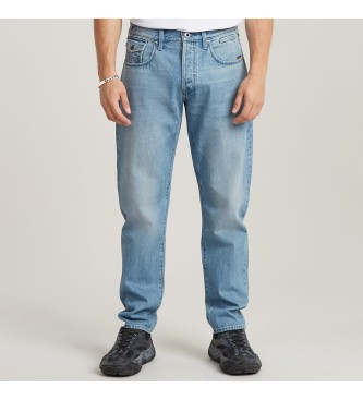 G-Star för män. D26141-D788-G872 Jeans Morry FWD 3D Regular Tapered blå (36/36), Casual, Bomull, Denim