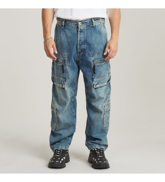 G-Star para hombre. D24556-D536-G325 Pantalón Multi Pocket Cargo Relaxed azul (32/32), Casual, Algodón