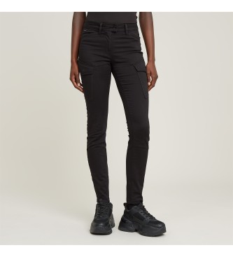 G-Star para mujer. D16828-D950-6484 Pantalón Blossite G-Shape Army High Skinny negro (31/32), Casual, Algodón