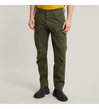 G-Star para hombre. D25523-D846-6059 Pantalones Cargo 3D Regular Tapered verde (40/34), Casual, Algodón