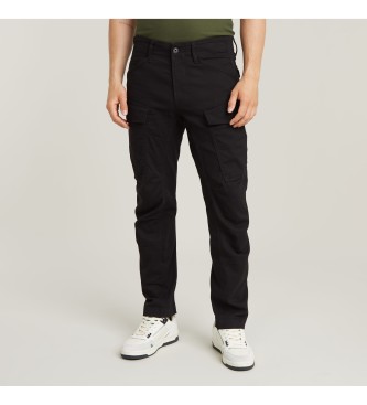 G-Star para hombre. D25523-D846-6484 Pantalón Cargo 3D Regular Tapered negro (34/30), Casual, Algodón