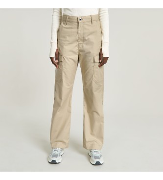 G-Star para mujer. D25945-D951-C531 Pantalón cargo Regular beige (25), Casual, Algodón