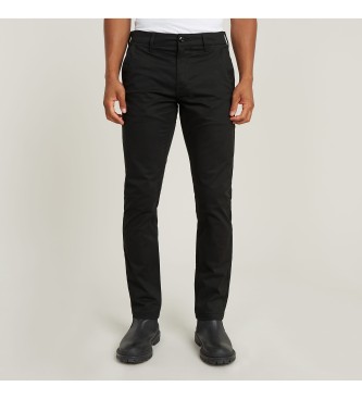 G-Star para hombre. D19204-D949-6484 Pantalón Slim Chino negro (36/32), Casual, Algodón