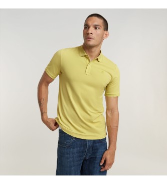 G-Star para hombre. D11595-5864-G306 Polo Dunda Slim amarillo (M), Casual, Manga corta, Algodón Orgánico, Sostenible