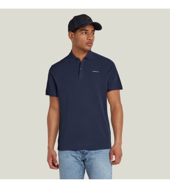 Polo Oluv Slim azul (XXL), Casual, Algodón, Manga corta