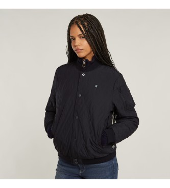 G-Star para mujer. D26505-D712-6484 Cazadora bomber Quilted negro (M), Casual, Poliéster Reciclado, Sostenible