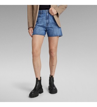 G-Star para mujer. D24382-D536-G326 Short High Clean Edge azul (30), Casual, Algodón, Denim, Sostenible