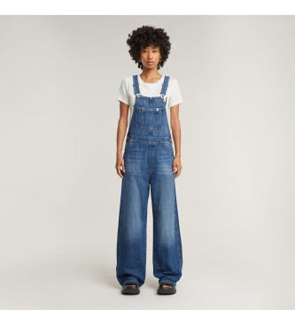 G-Star para mujer. D24398-C779-G326 Peto Straight Leg Dungaree azul (XXS), Casual, Denim, Sin mangas / Tirantes, Algodón Orgánico, Sostenibl