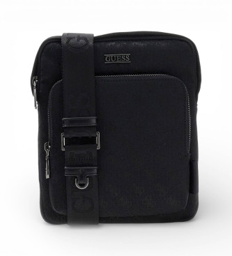 Guess para hombre. HMBOSTP6123 Bandolera Boston negro (OSFA), Casual, Poliéster