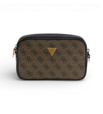 Guess para hombre. HMMILOP6150 Bandolera Milano marrón (OSFA), Casual, Poliuretano