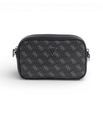 Guess para hombre. HMMILOP6150 Bandolera Milano negro (OSFA), Casual, Poliuretano