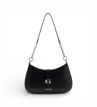 Guess para mujer. HWVG9896180 Bolso Carrie negro (OSFA), Casual, Poliuretano
