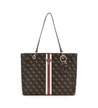 Guess para mujer. HWQS7879250 Bolso Shopper noelle con logo 4g marrón (OSFA), Casual, Poliuretano, Guess outlet 2024.