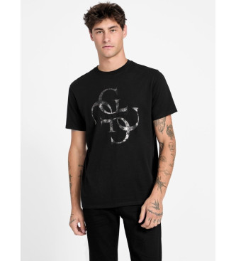 Guess para hombre. M6RI03I3Z14 Camiseta BSC negro (M), Casual, Algodón, Manga corta