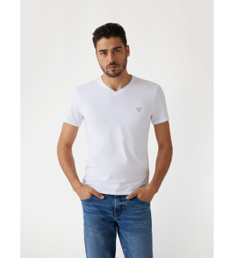 Guess para hombre. M2YI32J1314 Camiseta corte slim blanco (XXL), Casual, Algodón, Manga corta