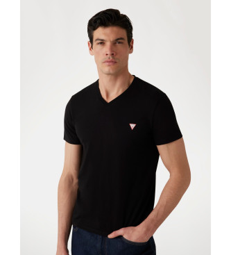 Guess para hombre. M2YI32J1314 Camiseta corte slim negro (XL), Casual, Algodón, Manga corta