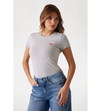 Guess Camiseta elástica con logo triángulo gris