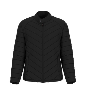 Guess para hombre. M4YL05WG9O2 Chaqueta acolchada negro (S), Casual, Poliamida