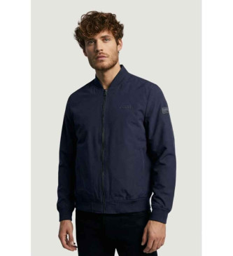 Guess para hombre. M6RL09WJ362 Chaqueta Bomber azul (XL), Casual, Poliéster, Marino