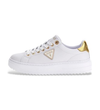 Guess para mujer. FLJD12LEA12 Zapatillas Denesa blanco (39), 3 a 5cm, Cordones, Casual