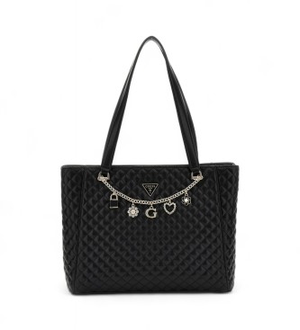 Guess para mujer. HWEG8679250 Bolso Everlee Noel negro (OSFA), Casual, Poliuretano