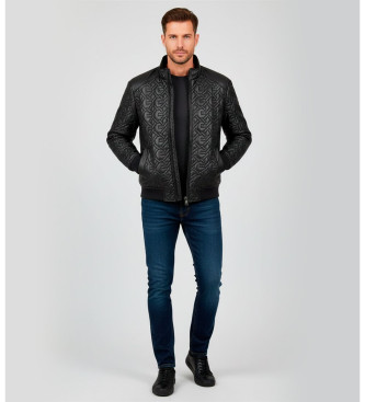 Guess para hombre. M5BL2EW1050 Chaqueta acolchada negro (S), Casual, Sintético, Manga larga