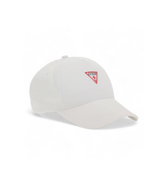 Guess para hombre. M3YZ22WBN60 Gorra logotipo triángulo blanco (OSFA), Casual, Algodón