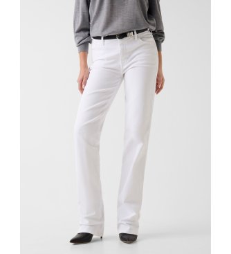Guess para mujer. W6GA15D0705 Jeans Sexy Straight blanco (28), Casual, Algodón