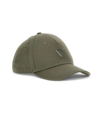 Guess para hombre. AM9521POL01 Gorra London con logotipo triángulo verde (OSFA), Casual, Algodón