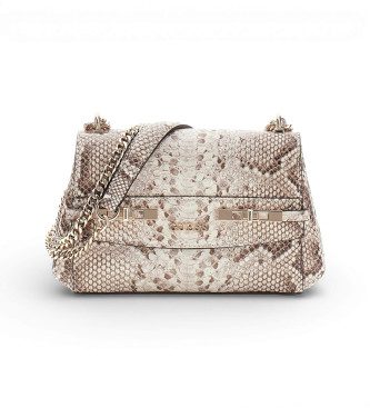 Guess para mujer. HWKG9933780 Bolso Melinda Mini beige (OSFA), Casual, Animal print, Poliuretano