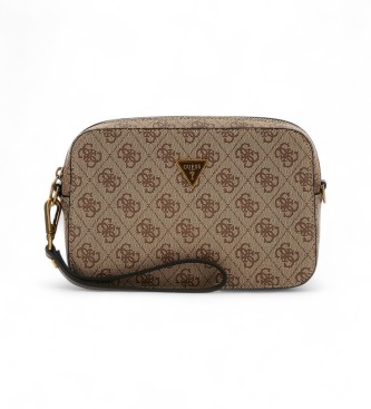 Guess para hombre. PMMILOP5245 Bolso Milano Camera beige (OSFA), Marrón, Casual, Poliuretano