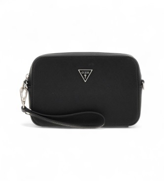 Guess para hombre. PMMISAP5245 Bolso Milano negro (OSFA), Casual, Poliuretano